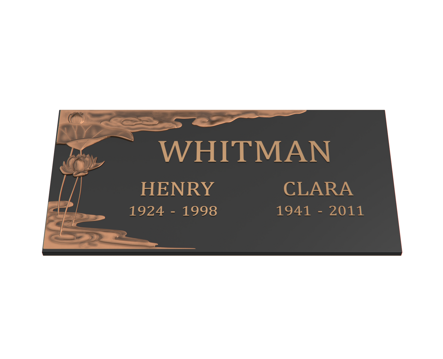 Premium Bronze Plaque 24"x 12"