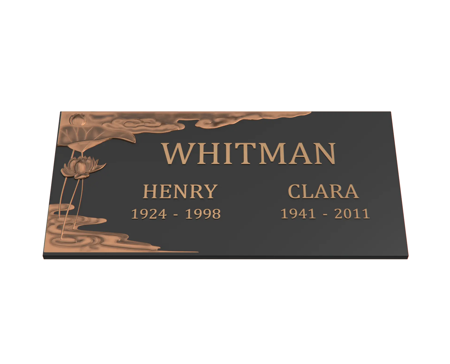 Premium Bronze Plaque 24"x 12"