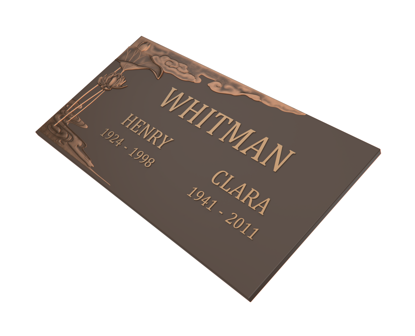 Premium Bronze Plaque 24"x 12"