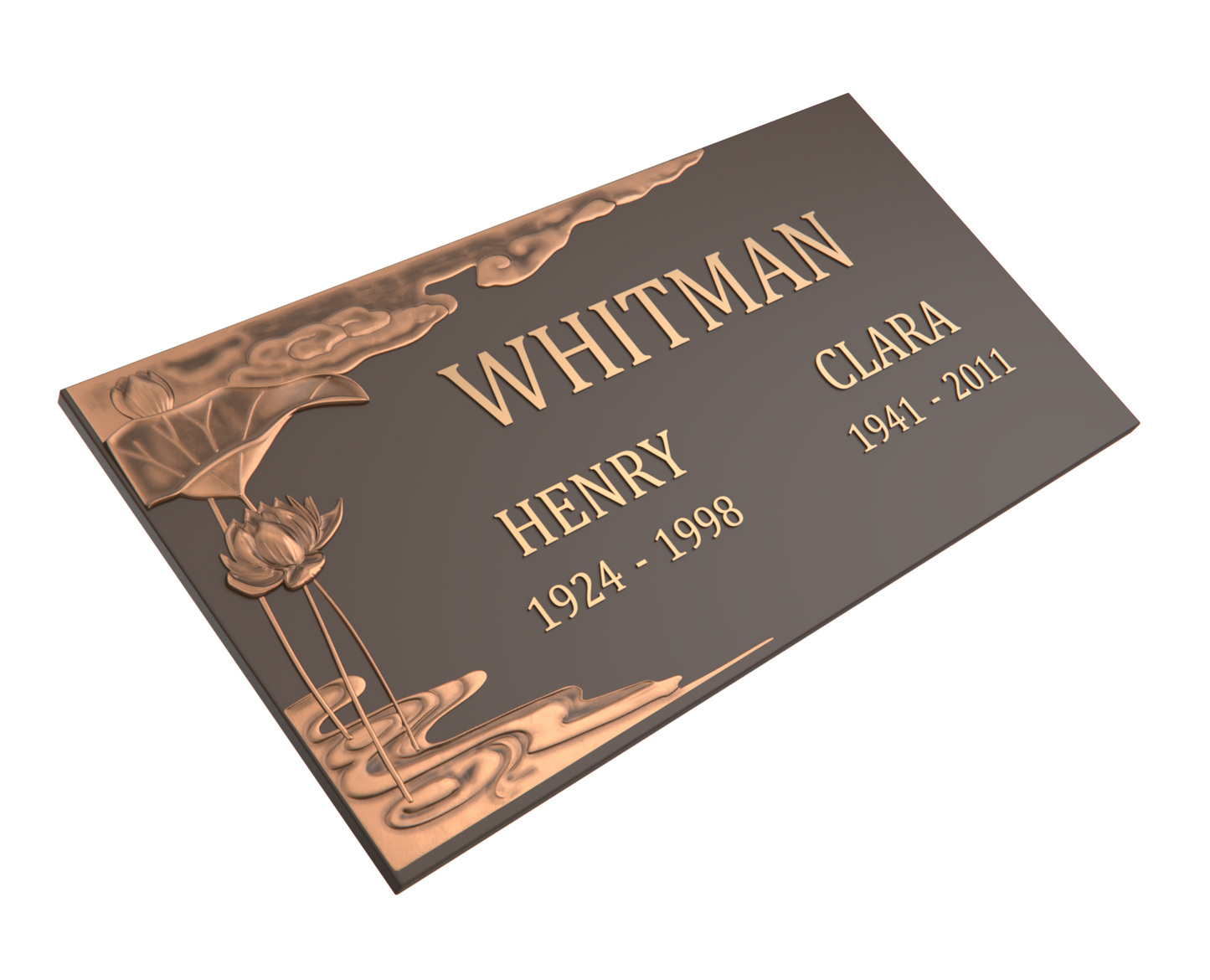 Premium Bronze Plaque 24"x 12"