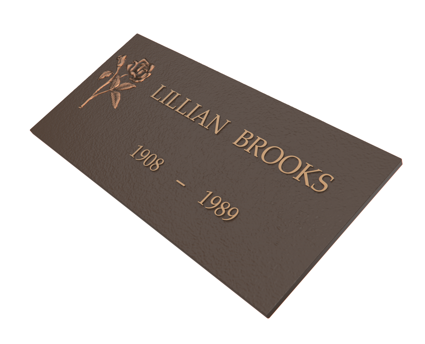 Premium Bronze Plaque 24"x 12"