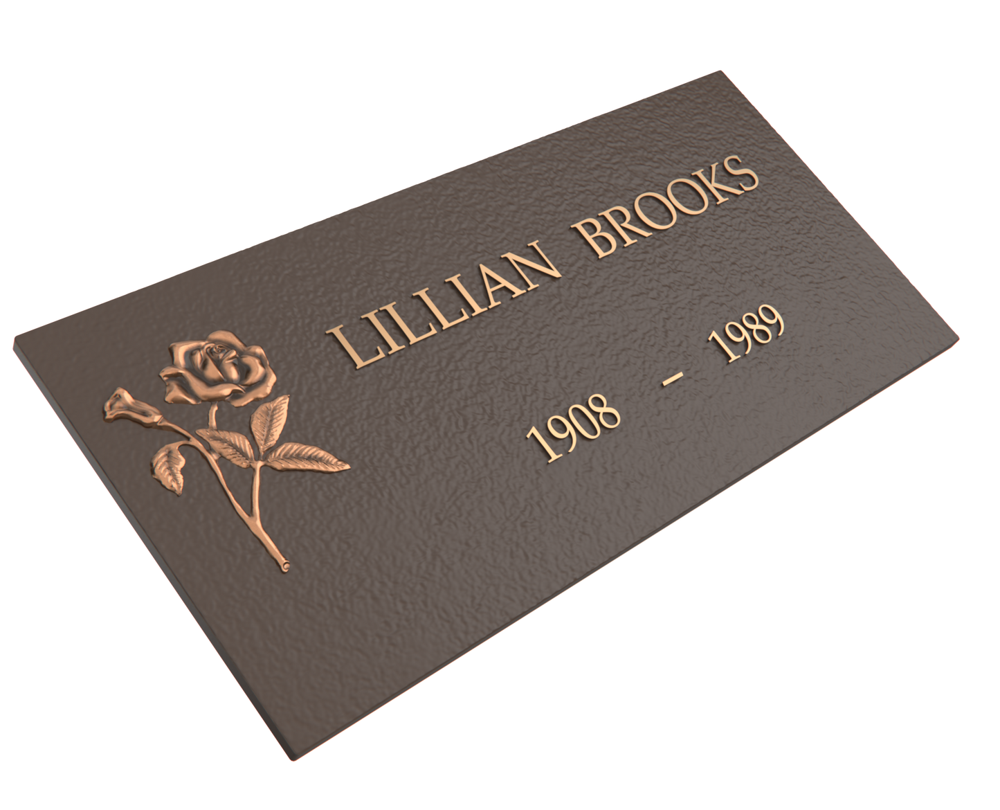 Premium Bronze Plaque 24"x 12"