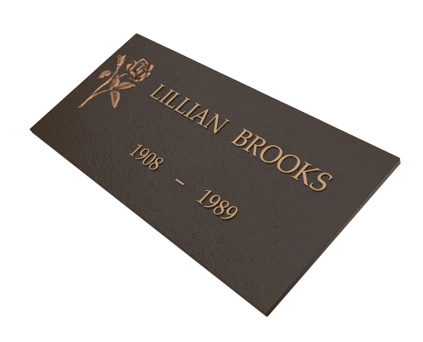 Premium Bronze Plaque 24"x 12"
