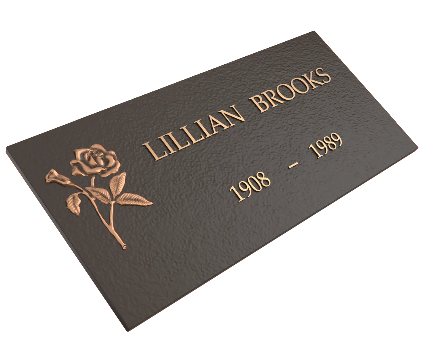 Premium Bronze Plaque 24"x 12"