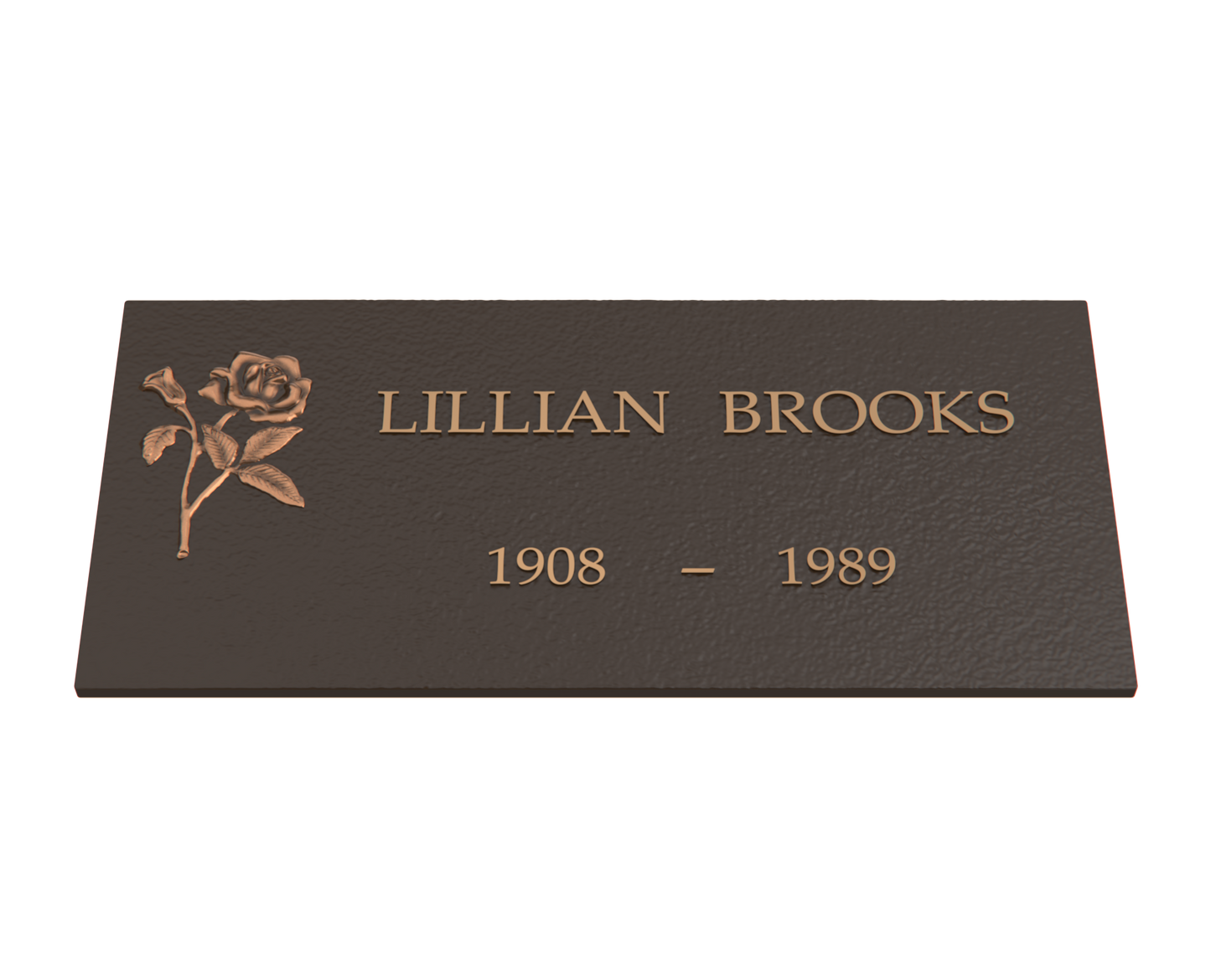 Premium Bronze Plaque 24"x 12"