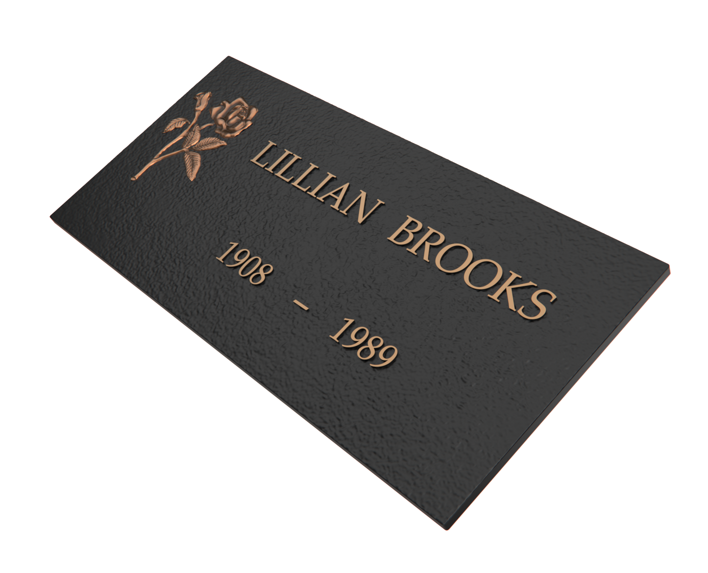 Premium Bronze Plaque 24"x 12"