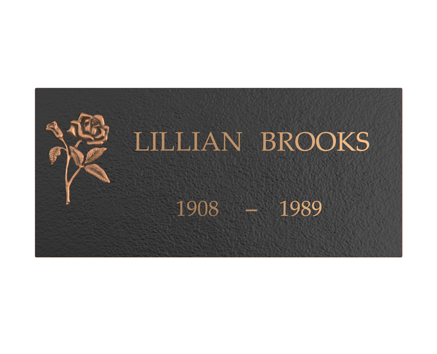 Premium Bronze Plaque 24"x 12"