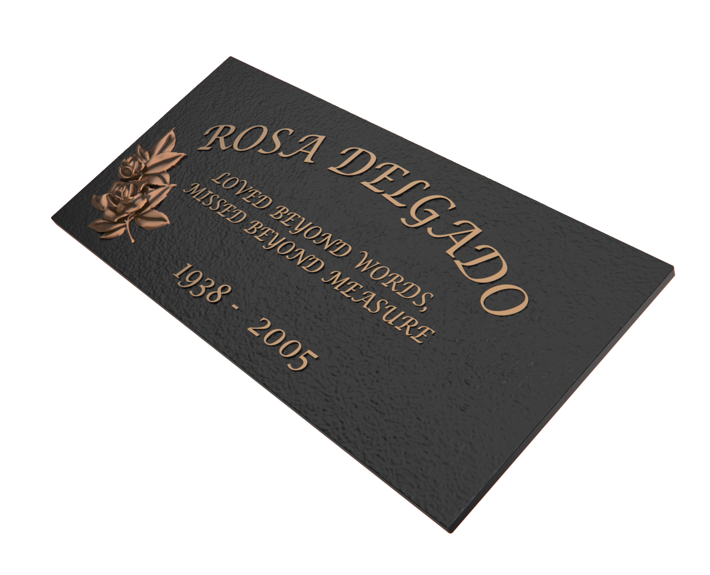 Premium Bronze Plaque 24"x 12"