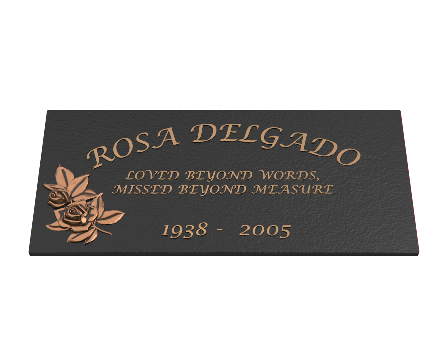 Premium Bronze Plaque 24"x 12"