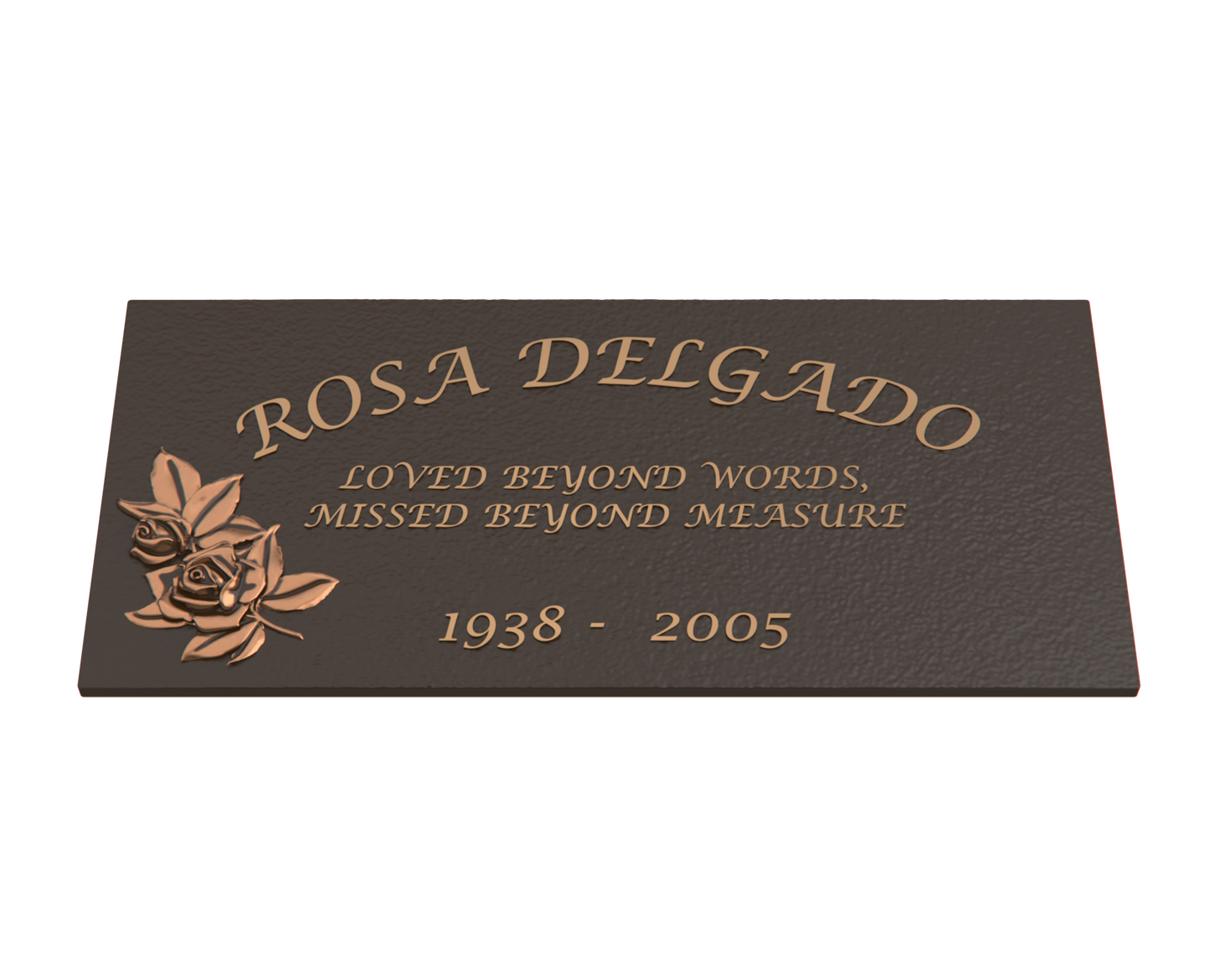 Premium Bronze Plaque 24"x 12"