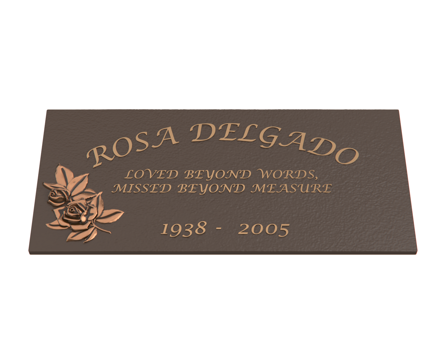 Premium Bronze Plaque 24"x 12"
