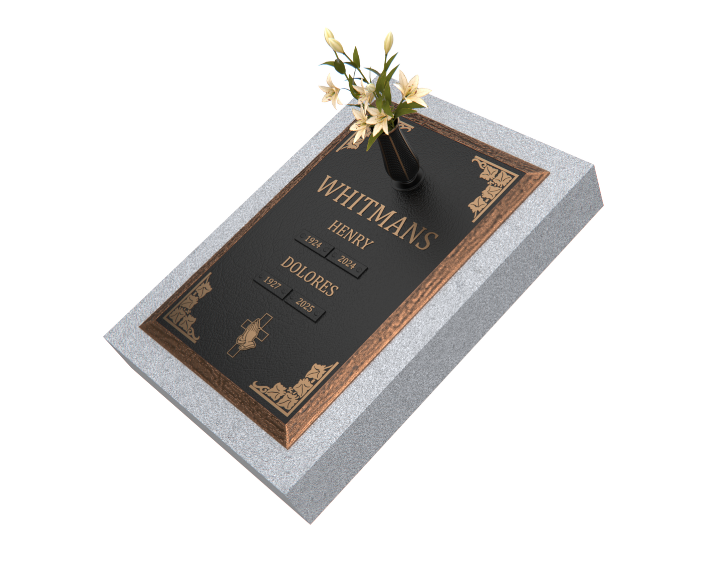 Premium Bronze Plaque 24"x 16" with Granite Base