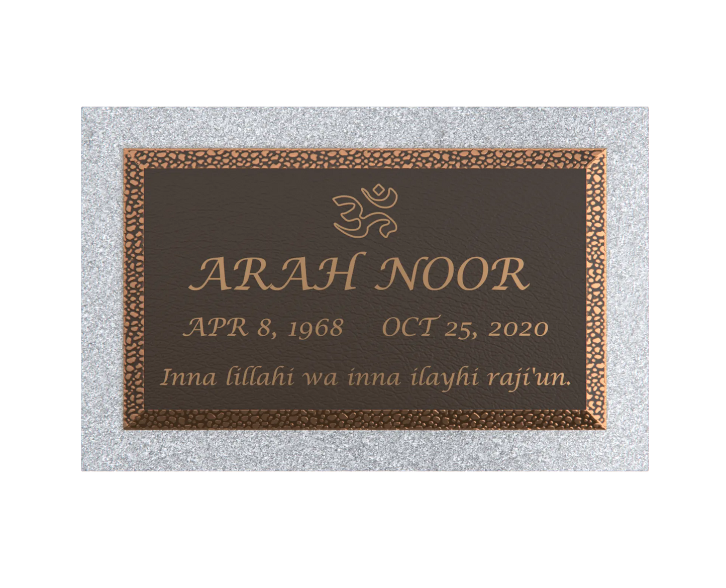Premium Bronze Plaque 24"x 14"
