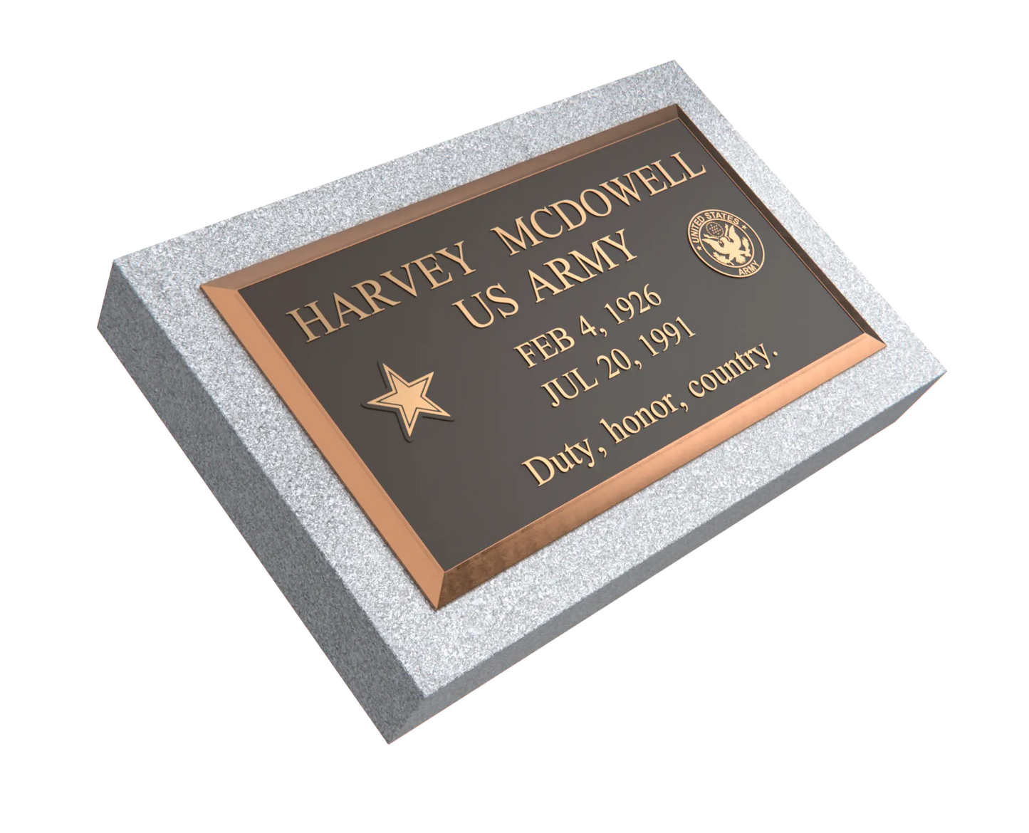 Premium Bronze Plaque 24"x 14"