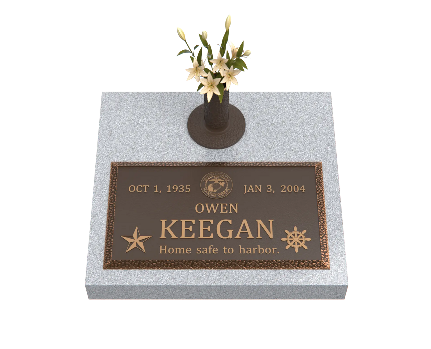 Premium Bronze Plaque 28"x 16"