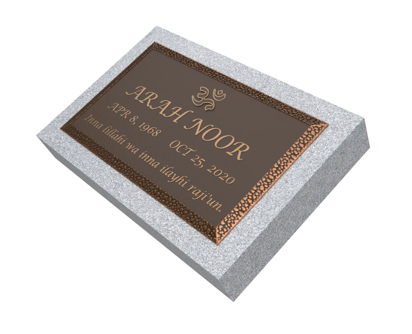 Premium Bronze Plaque 24"x 14"
