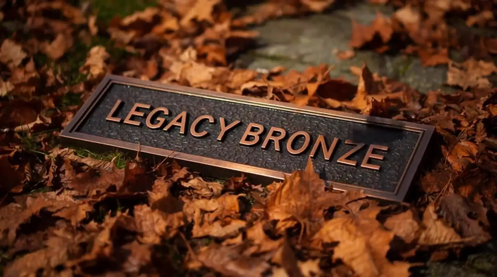 Legacy Bronze plaques, nameplates and bronze memorial accessories