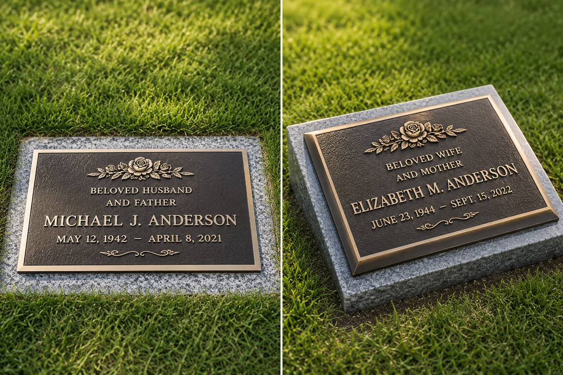 Flat vs Bevel Bronze Plaques Understanding the Difference