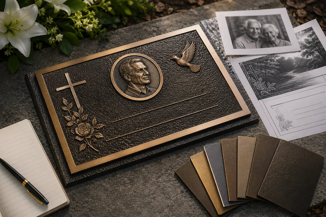 What to Include on a Flat Bronze Memorial Plaque Complete Guide