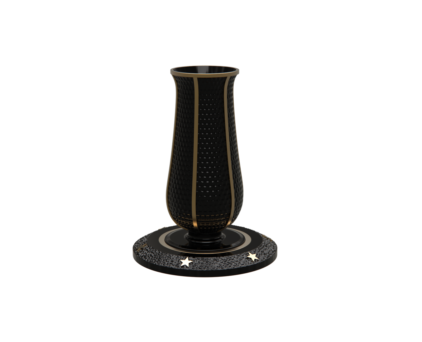 Size 4"x 10"x 7" Premium Tuscan Vase with Ring