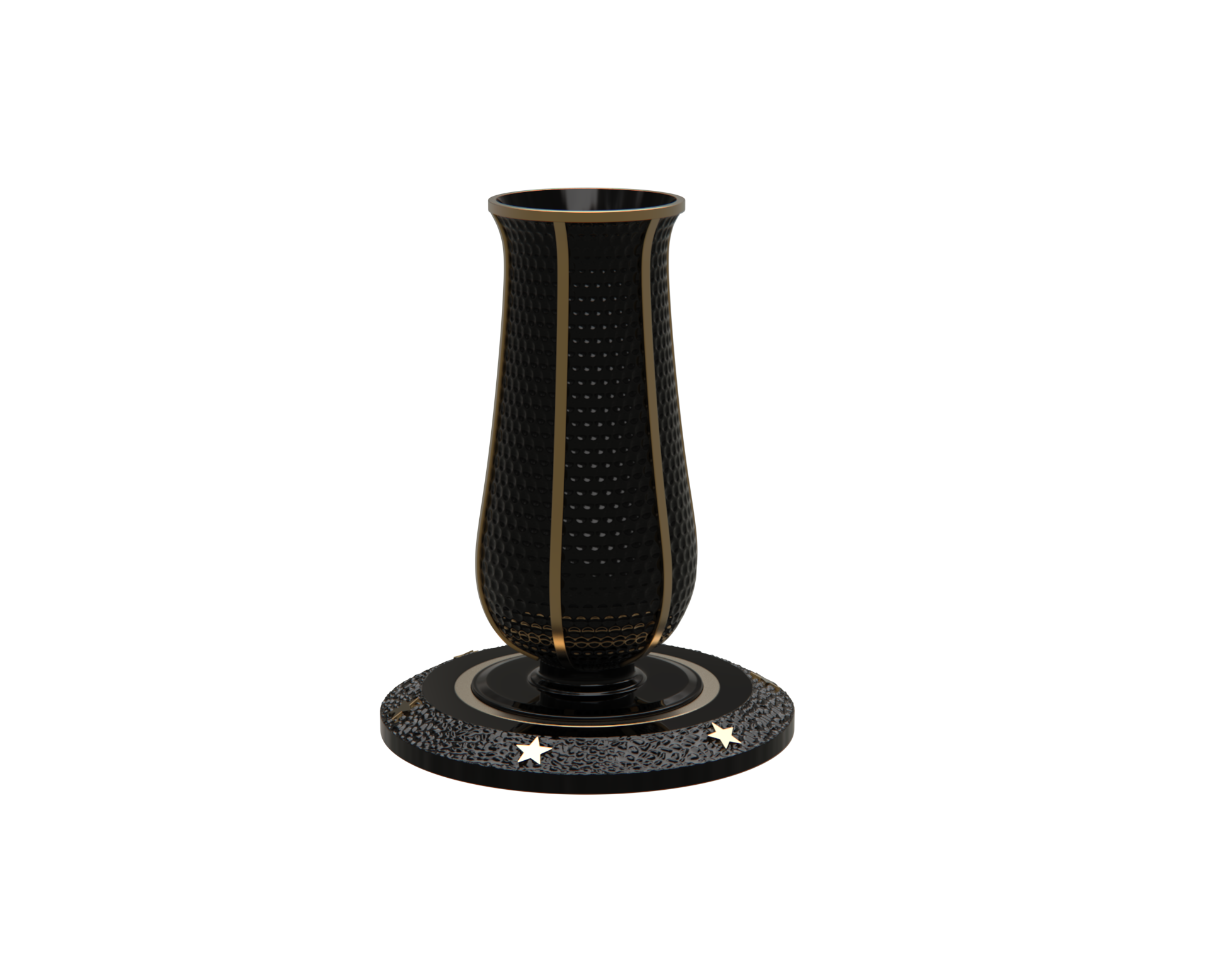 Size 4"x 10"x 7" Premium Tuscan Vase with Ring