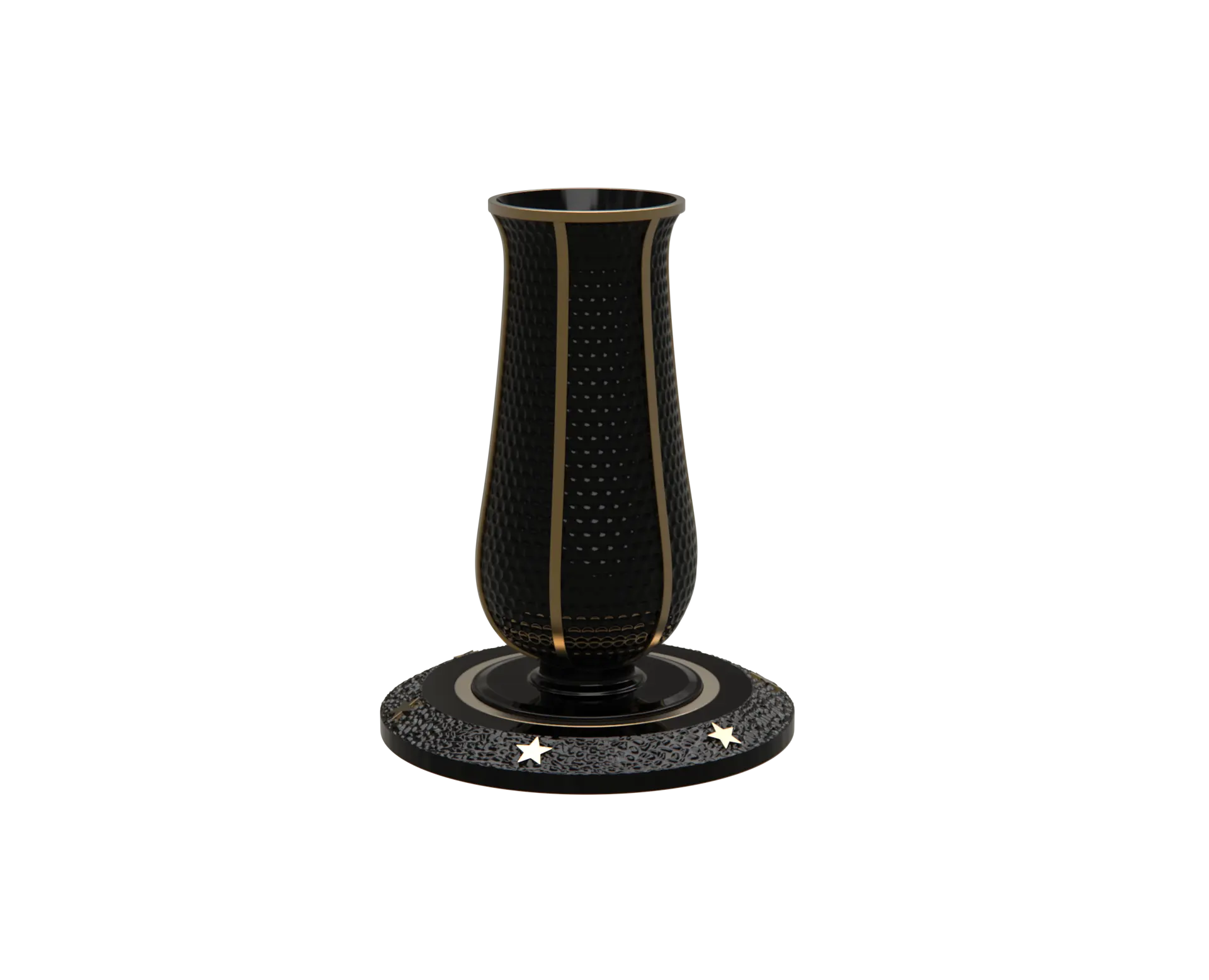 Size 4"x 10"x 7" Premium Tuscan Vase with Ring