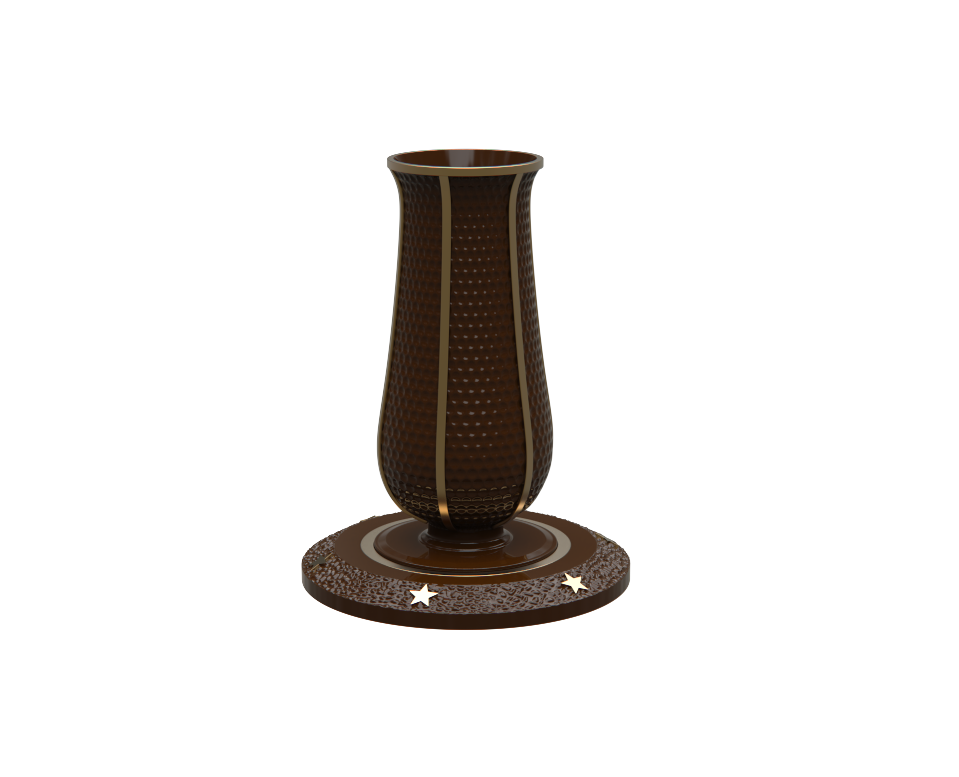 Size 4"x 10"x 7" Premium Tuscan Vase with Ring