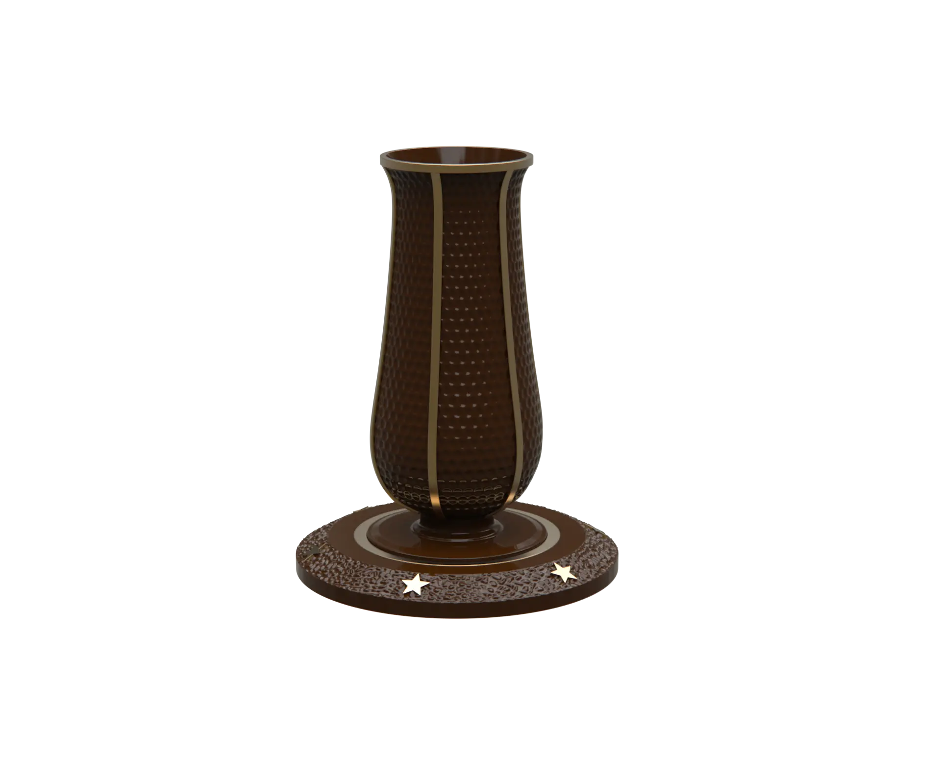 Size 4"x 10"x 7" Premium Tuscan Vase with Ring