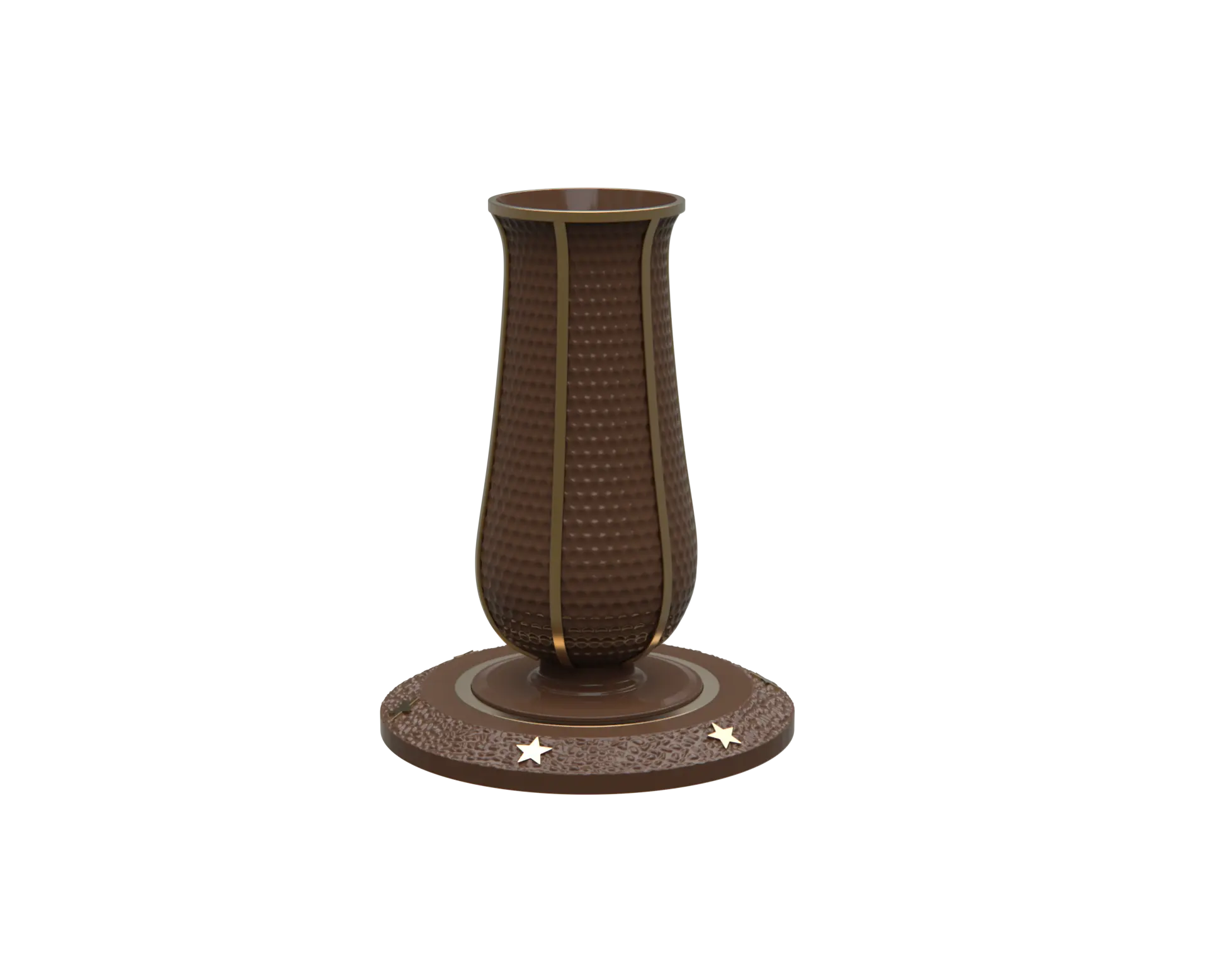 Size 4"x 10"x 7" Premium Tuscan Vase with Ring