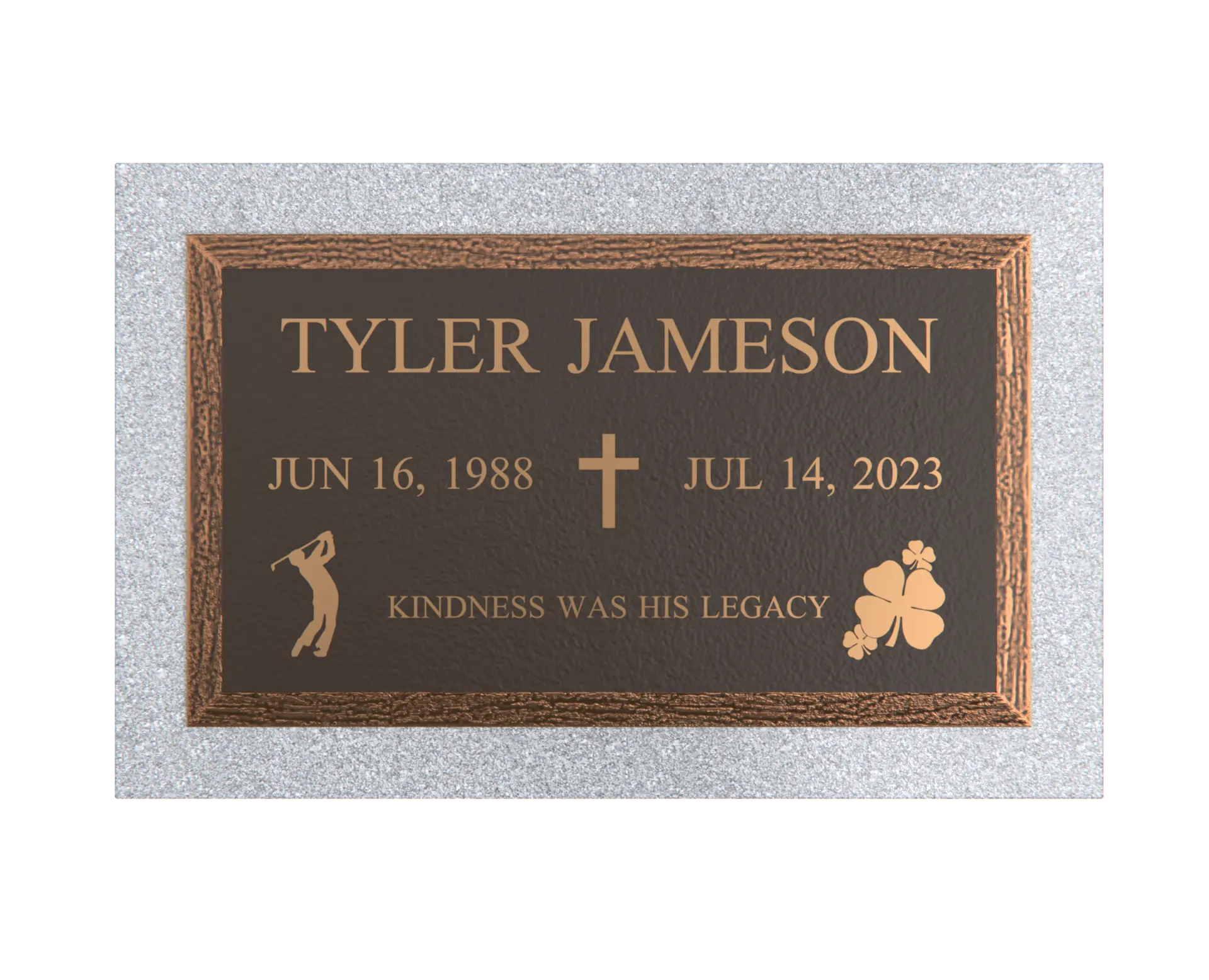 Premium Bronze Plaque 24"x 14"