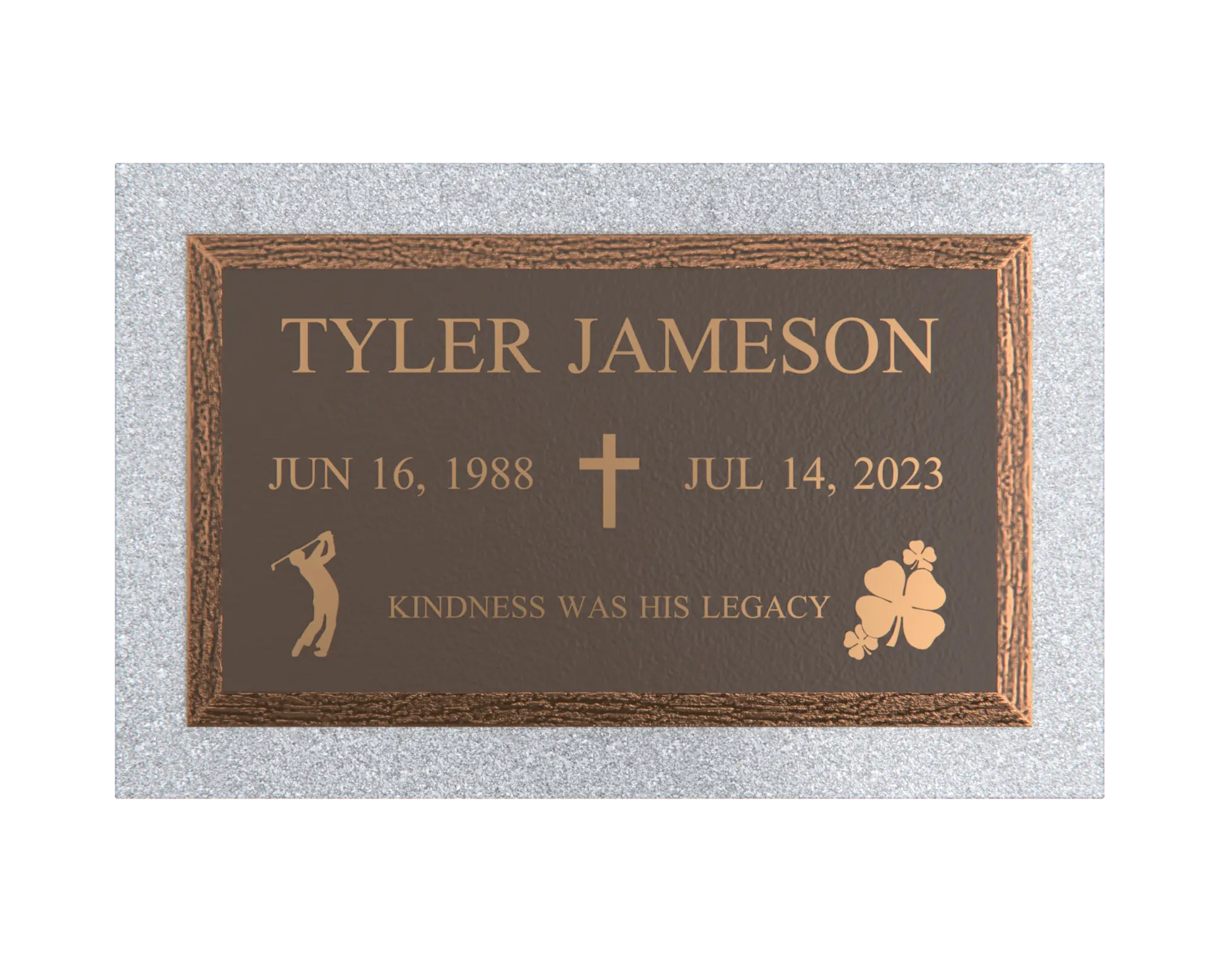 Premium Bronze Plaque 24"x 14"