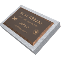 Premium Bevel Bronze Plaque 28"x  16"  with Granite Base