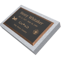 Premium Bevel Bronze Plaque 28"x  16"  with Granite Base