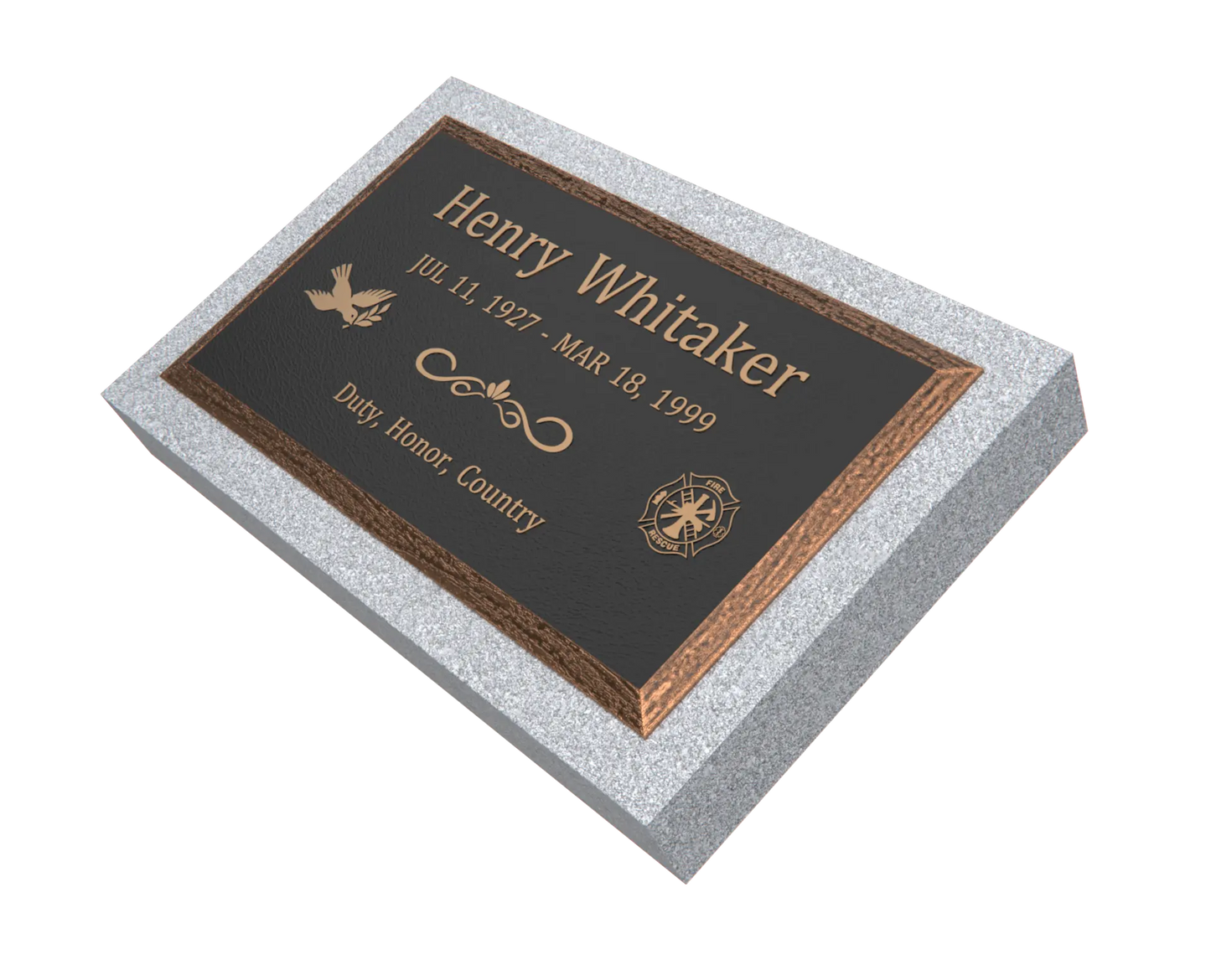 Premium  Bronze Plaque 28"x  16"