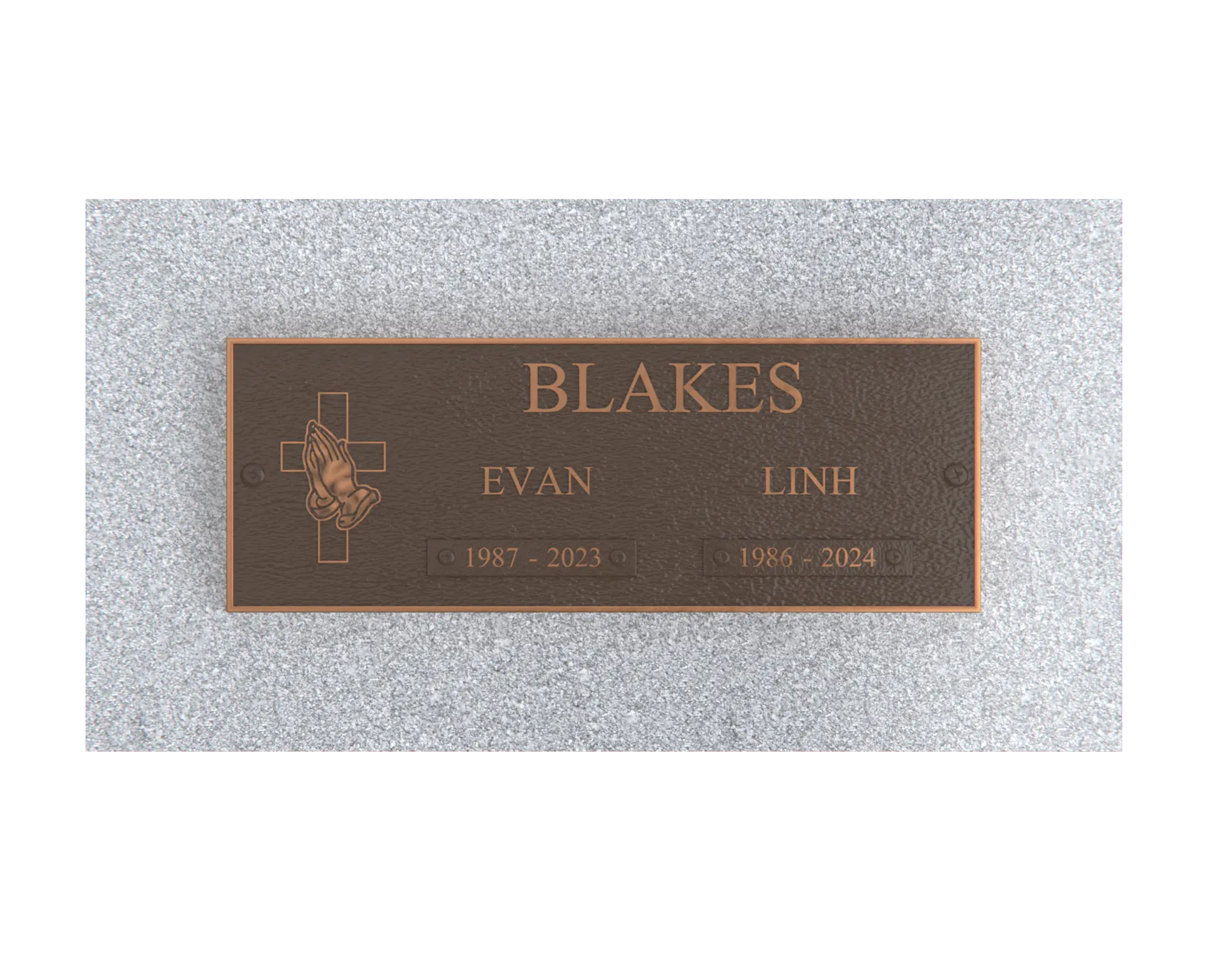 Premium Bronze Plaque 11"x 4"