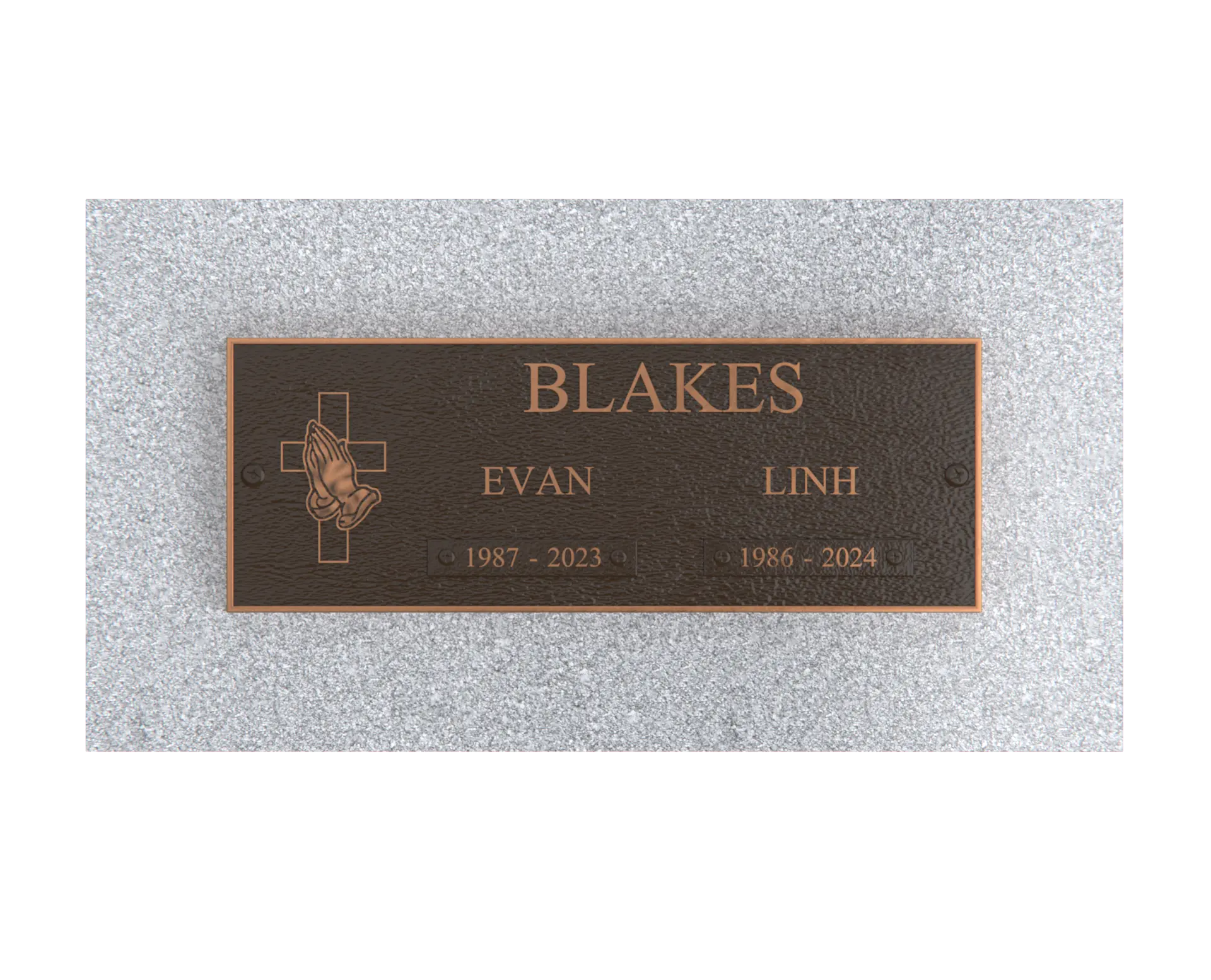 Premium Bronze Plaque 11"x 4"