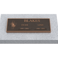 Premium Bronze Plaque 11"x 4" with Granite Base