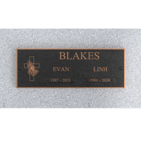 Premium Bronze Plaque 11"x 4" with Granite Base