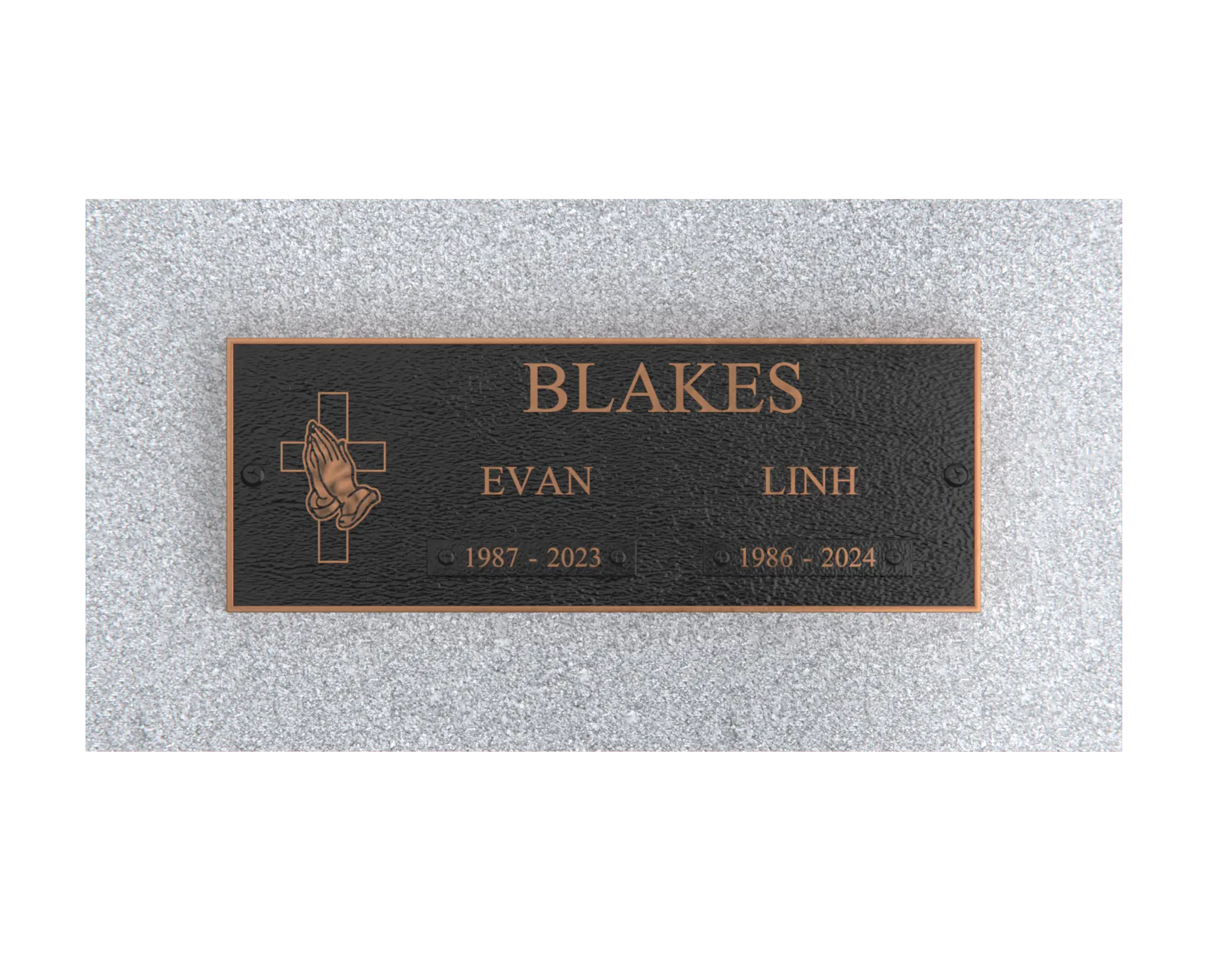 Premium Bronze Plaque 11"x 4"