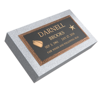 Premium Bronze Plaque  20"x 10" with Granite Base