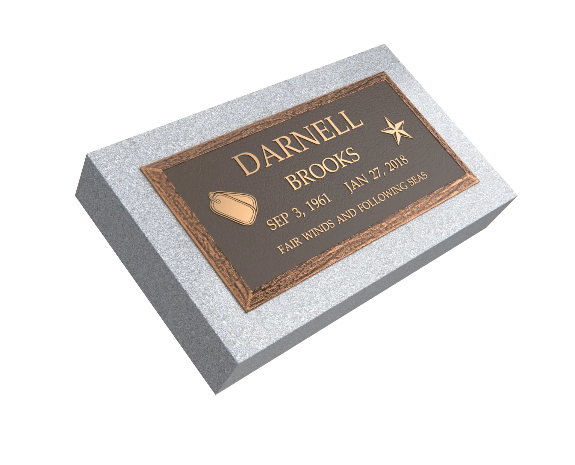 Premium Bronze Plaque  20"x 10"