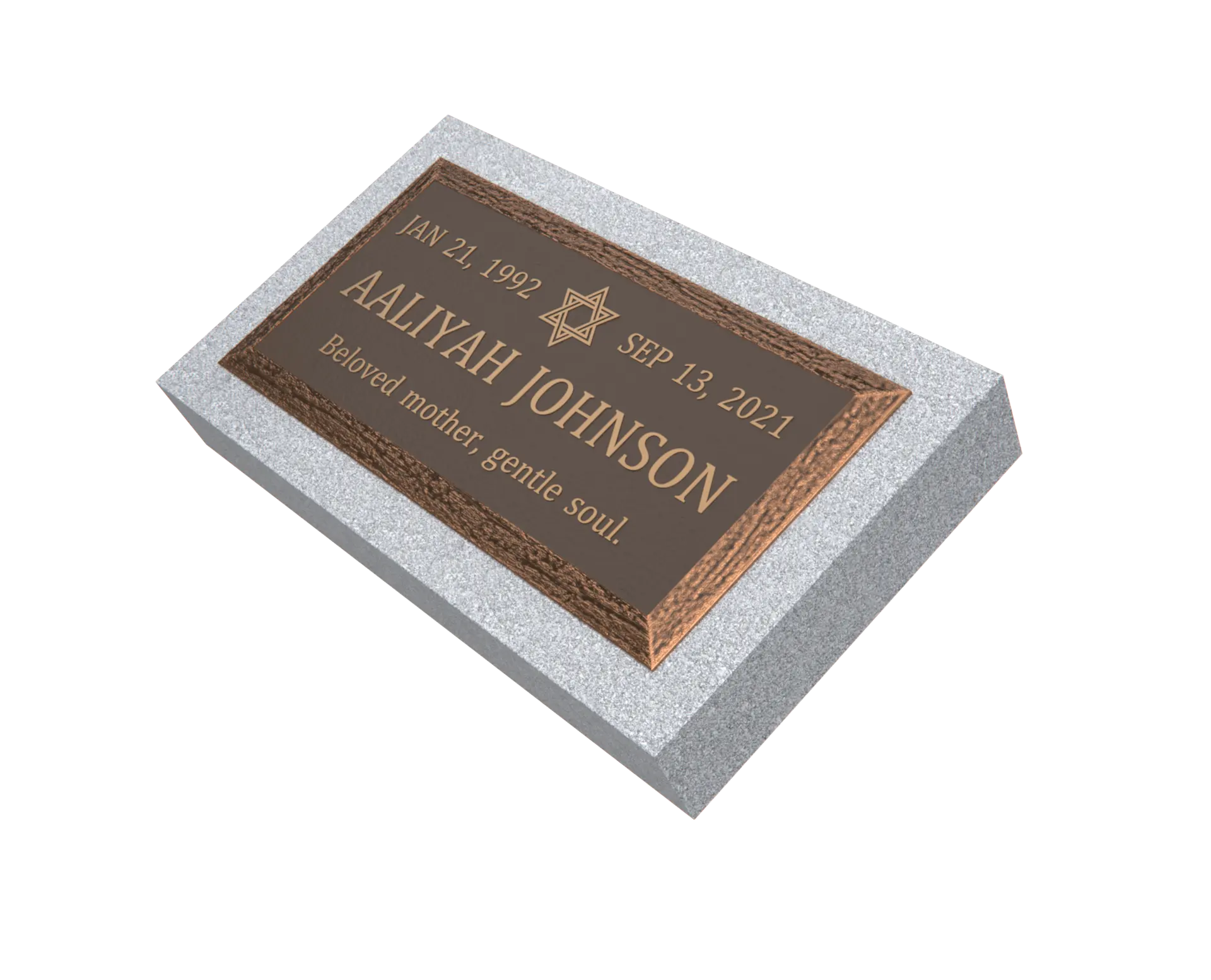Premium Bronze Plaque 24"x 12"
