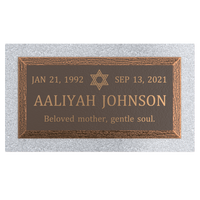 Premium Bronze Plaque 24"x 12" with Granite Base