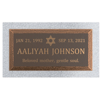 Premium Bronze Plaque 24"x 12"