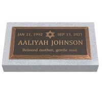 Premium Bronze Plaque 24"x 12" with Granite Base