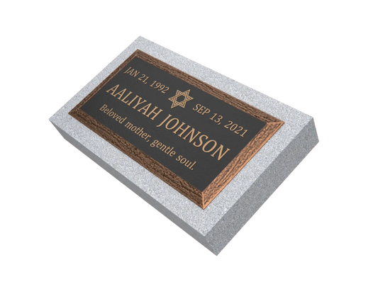 Premium Bronze Plaque 24"x 12"