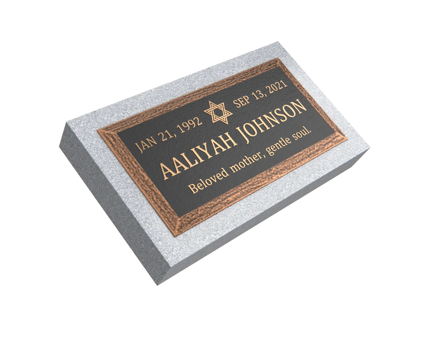 Premium Bronze Plaque 24"x 12"