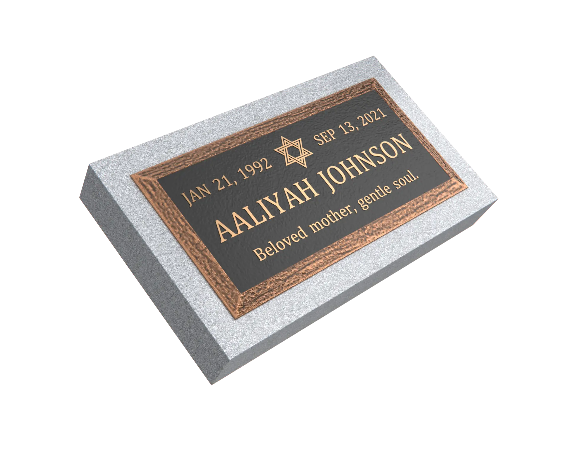 Premium Bronze Plaque 24"x 12"