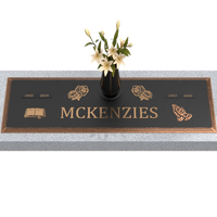 Premium Bronze Plaque 44″× 14″, with Granite Base