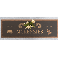 Premium Bronze Plaque 44″× 14″, with Granite Base